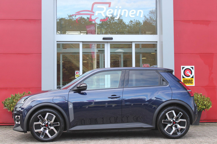 Renault 5 COMFORT RANGE TECHNO 150PK 52 kWh *NIEUWE AUTO!* | PACK WINTER TECHNO: (ELEKTRISCH VERWARMBARE VOORSTOELEN, ELEKTRISCH VERWARMBAAR STUURWIEL, BESTUUDERSSTOEL MET ELEKTRSCH VERSTELBARE LENDESTEUN, IN HOOGTE VERSTELBARE PASSAGIERSSTOEL) | LICHTMETALEN VELGEN 18" | ADAPTIVE CRUISE CONTROL | FULL LED KOPLAMPEN MET FRANSE VLAG | ELEKTRTISCH INKLABARE EN VERWARMBARE BUITENSPIEGELS | ACHTERUITRIJ CAMERA | SFEER VERLICHTING | GOOGLE MAPS NAVIGATIE | DRAADLOZE TELEFOONLADER | PRIVACY GLASS | 100KW SNELLAAD FUNCTIE | DRAADLOZE APPLE CARPLAY/ANDROID AUTO | DAB+ RADIO | SFEER VERL