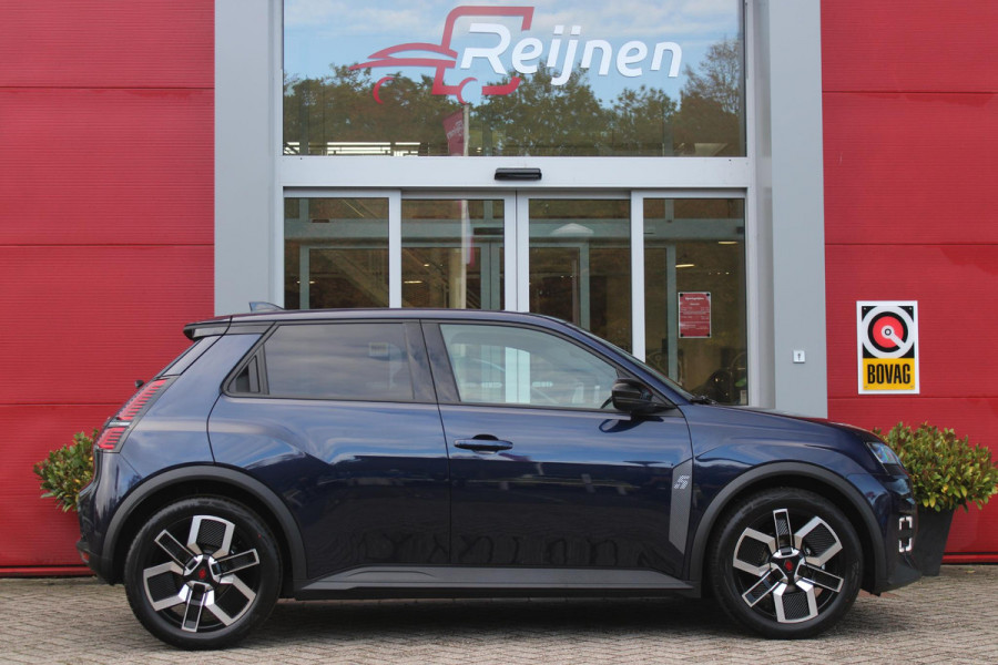 Renault 5 COMFORT RANGE TECHNO 150PK 52 kWh *NIEUWE AUTO!* | PACK WINTER TECHNO: (ELEKTRISCH VERWARMBARE VOORSTOELEN, ELEKTRISCH VERWARMBAAR STUURWIEL, BESTUUDERSSTOEL MET ELEKTRSCH VERSTELBARE LENDESTEUN, IN HOOGTE VERSTELBARE PASSAGIERSSTOEL) | LICHTMETALEN VELGEN 18" | ADAPTIVE CRUISE CONTROL | FULL LED KOPLAMPEN MET FRANSE VLAG | ELEKTRTISCH INKLABARE EN VERWARMBARE BUITENSPIEGELS | ACHTERUITRIJ CAMERA | SFEER VERLICHTING | GOOGLE MAPS NAVIGATIE | DRAADLOZE TELEFOONLADER | PRIVACY GLASS | 100KW SNELLAAD FUNCTIE | DRAADLOZE APPLE CARPLAY/ANDROID AUTO | DAB+ RADIO | SFEER VERL