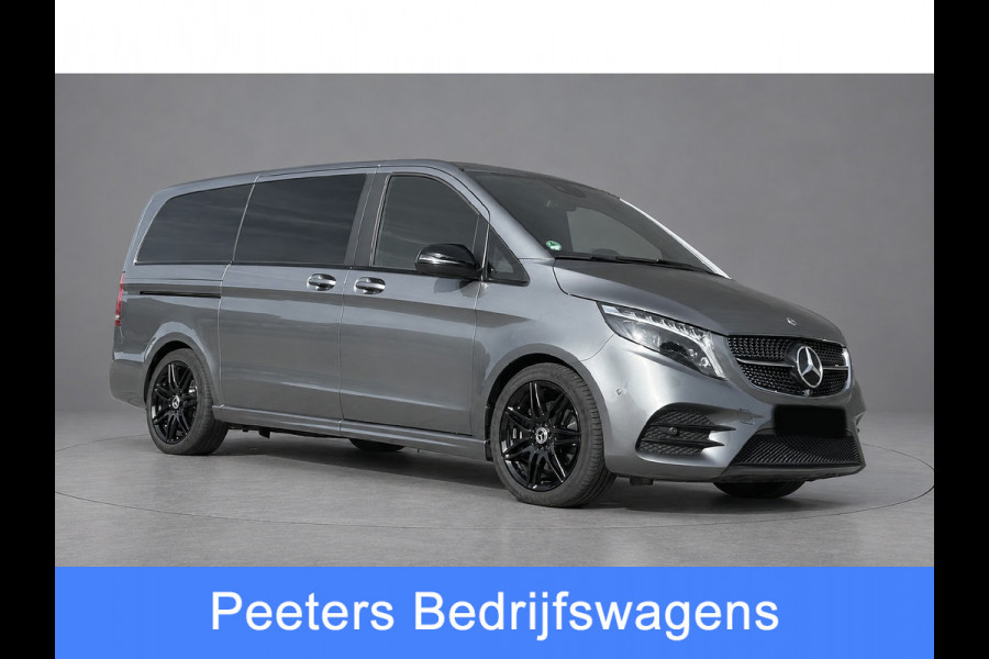 Mercedes-Benz V-Klasse 300d L2 AMG Edition 360 Camera, Cruise, Carplay, Stoelverkoeling, Burmester, Stoelverwarming, Trekhaak, 240pk, Automaat, Leder, Uniek!