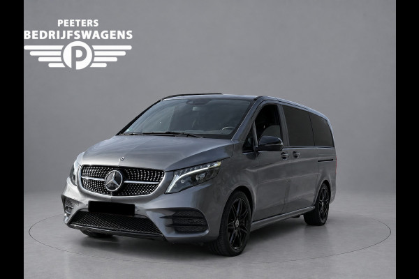 Mercedes-Benz V-Klasse 300d L2 AMG Edition 360 Camera, Cruise, Carplay, Stoelverkoeling, Burmester, Stoelverwarming, Trekhaak, 240pk, Automaat, Leder, Uniek!