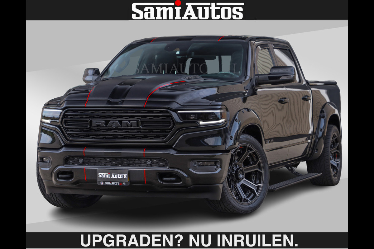 Dodge Ram WIDE BODY | LIMITED | 5.7 V8 | 59950,- excl | STRIPING | TRAIN HORN | CUTOUT | BOM VOL | DC | CREW CAB 5 PERSOONS | DUBBLE CABINE | BEAST | EERSTE EIGENAAR |