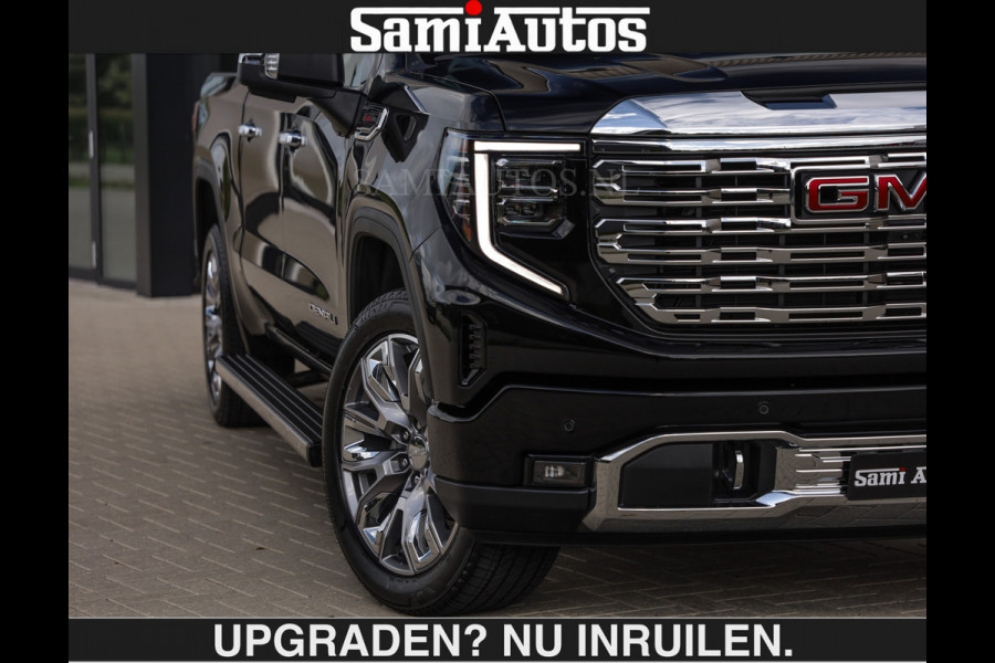 GMC Sierra DENALI | All-In Prijs | 6,2 V8 Full Option €79950,- excl | De Meest Luxe Pick-Up in zijn Klasse | Comfortabele Dubbele Cabine met Royale 5 Zitplaatsen | BPM vrij | Nu Leverbaar uit Voorraad | Voorraad Nr 2058 | De specialist in Amerikaanse pick‑ups in Nederland en Europa.