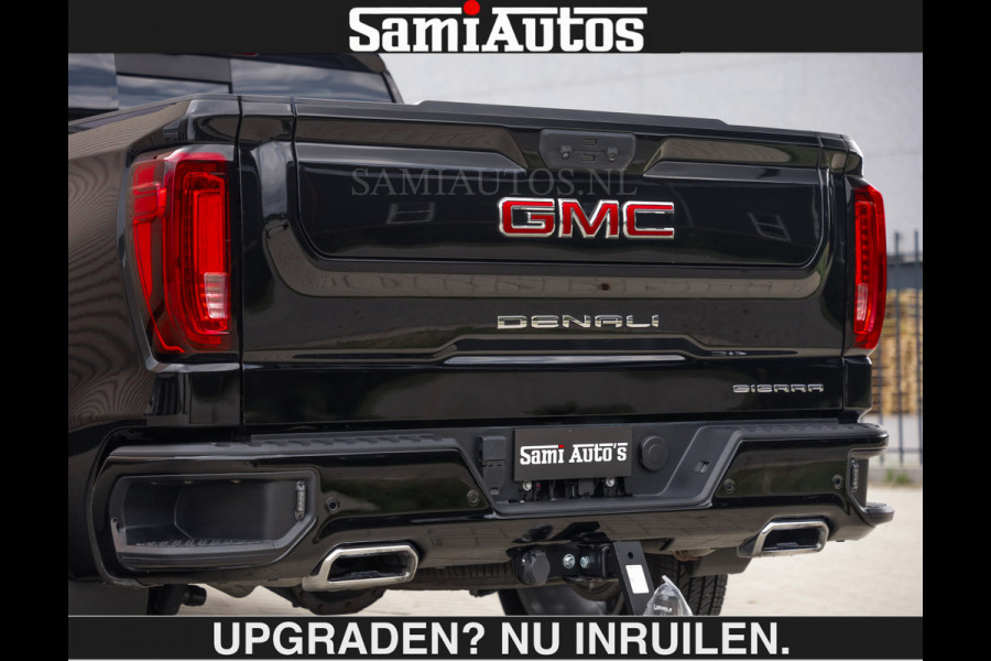 GMC Sierra DENALI | All-In Prijs | 6,2 V8 Full Option €79950,- excl | De Meest Luxe Pick-Up in zijn Klasse | Comfortabele Dubbele Cabine met Royale 5 Zitplaatsen | BPM vrij | Nu Leverbaar uit Voorraad | Voorraad Nr 2058 | De specialist in Amerikaanse pick‑ups in Nederland en Europa.
