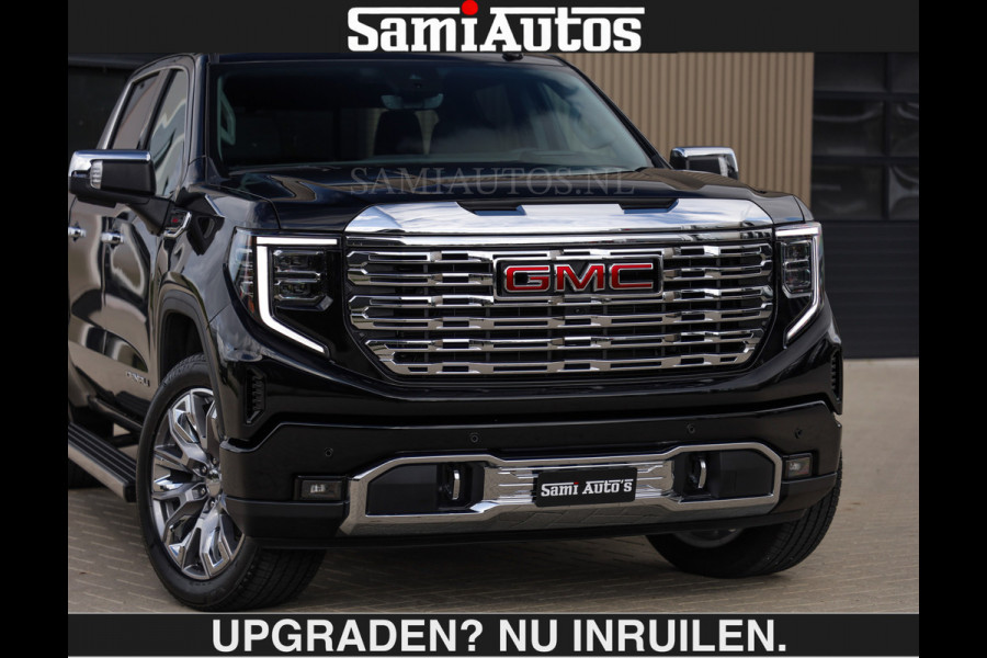 GMC Sierra DENALI | All-In Prijs | 6,2 V8 Full Option €79950,- excl | De Meest Luxe Pick-Up in zijn Klasse | Comfortabele Dubbele Cabine met Royale 5 Zitplaatsen | BPM vrij | Nu Leverbaar uit Voorraad | Voorraad Nr 2058 | De specialist in Amerikaanse pick‑ups in Nederland en Europa.