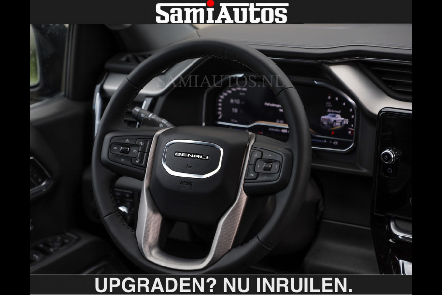 GMC Sierra DENALI | All-In Prijs | 6,2 V8 Full Option €79950,- excl | De Meest Luxe Pick-Up in zijn Klasse | Comfortabele Dubbele Cabine met Royale 5 Zitplaatsen | BPM vrij | Nu Leverbaar uit Voorraad | Voorraad Nr 2058 | De specialist in Amerikaanse pick‑ups in Nederland en Europa.
