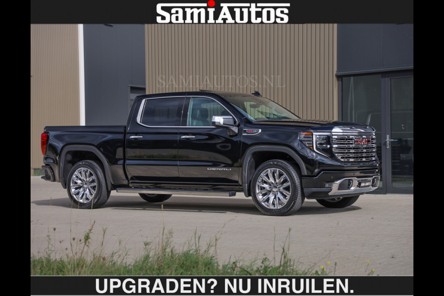 GMC Sierra DENALI | All-In Prijs | 6,2 V8 Full Option €79950,- excl | De Meest Luxe Pick-Up in zijn Klasse | Comfortabele Dubbele Cabine met Royale 5 Zitplaatsen | BPM vrij | Nu Leverbaar uit Voorraad | Voorraad Nr 2058 | De specialist in Amerikaanse pick‑ups in Nederland en Europa.