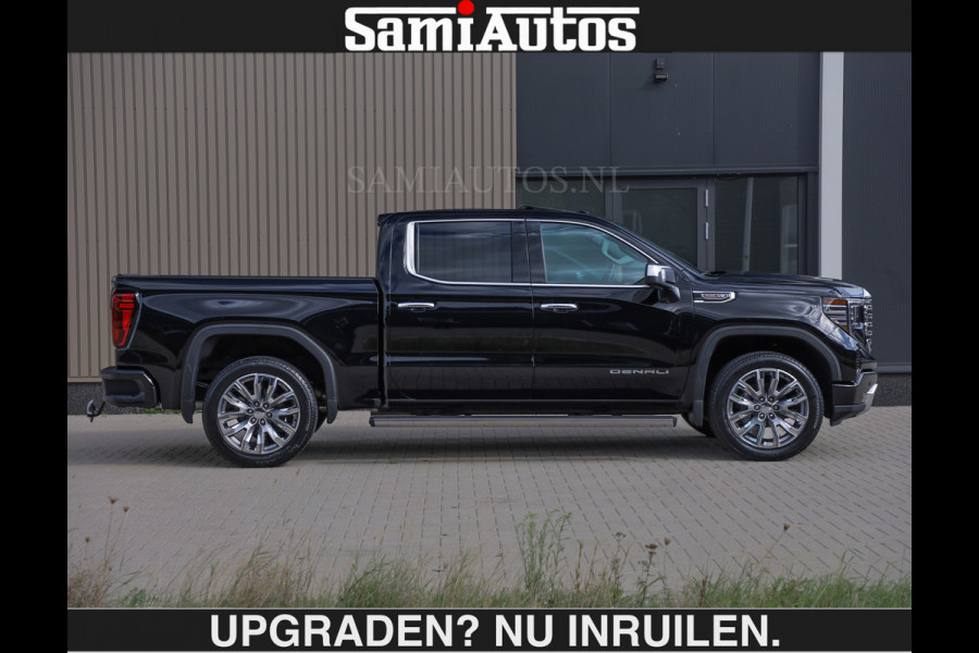 GMC Sierra DENALI | All-In Prijs | 6,2 V8 Full Option €79950,- excl | De Meest Luxe Pick-Up in zijn Klasse | Comfortabele Dubbele Cabine met Royale 5 Zitplaatsen | BPM vrij | Nu Leverbaar uit Voorraad | Voorraad Nr 2058 | De specialist in Amerikaanse pick‑ups in Nederland en Europa.