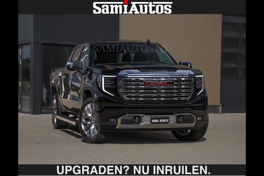 GMC Sierra DENALI | All-In Prijs | 6,2 V8 Full Option €79950,- excl | De Meest Luxe Pick-Up in zijn Klasse | Comfortabele Dubbele Cabine met Royale 5 Zitplaatsen | BPM vrij | Nu Leverbaar uit Voorraad | Voorraad Nr 2058 | De specialist in Amerikaanse pick‑ups in Nederland en Europa.