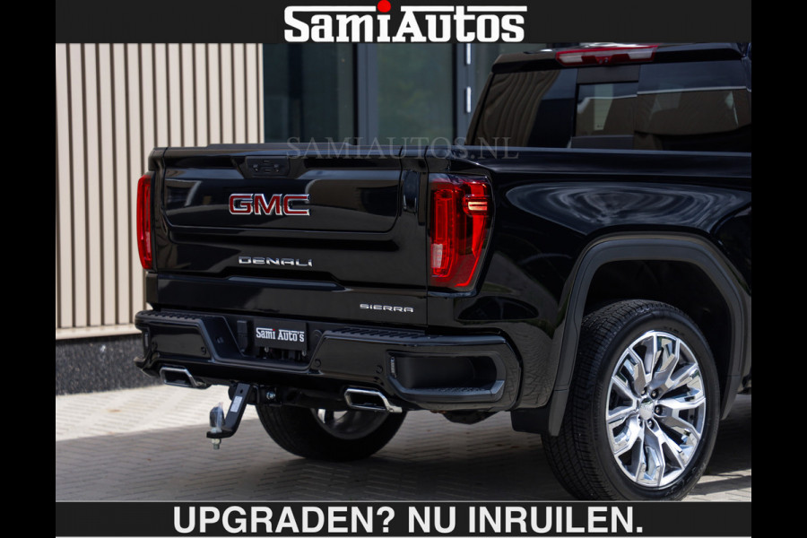 GMC Sierra DENALI | All-In Prijs | 6,2 V8 Full Option €79950,- excl | De Meest Luxe Pick-Up in zijn Klasse | Comfortabele Dubbele Cabine met Royale 5 Zitplaatsen | BPM vrij | Nu Leverbaar uit Voorraad | Voorraad Nr 2058 | De specialist in Amerikaanse pick‑ups in Nederland en Europa.