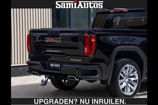 GMC Sierra DENALI | All-In Prijs | 6,2 V8 Full Option €79950,- excl | De Meest Luxe Pick-Up in zijn Klasse | Comfortabele Dubbele Cabine met Royale 5 Zitplaatsen | BPM vrij | Nu Leverbaar uit Voorraad | Voorraad Nr 2058 | De specialist in Amerikaanse pick‑ups in Nederland en Europa.