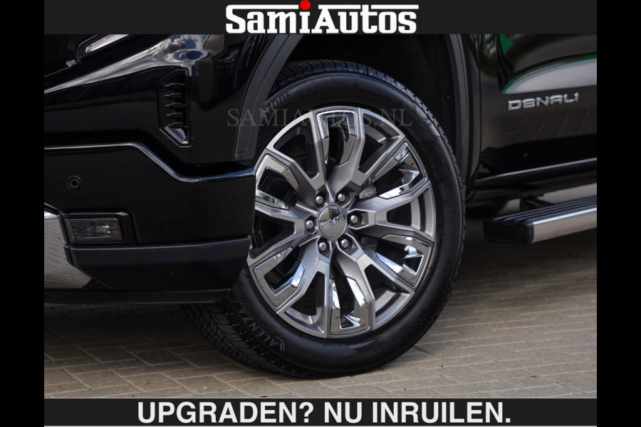 GMC Sierra DENALI | All-In Prijs | 6,2 V8 Full Option €79950,- excl | De Meest Luxe Pick-Up in zijn Klasse | Comfortabele Dubbele Cabine met Royale 5 Zitplaatsen | BPM vrij | Nu Leverbaar uit Voorraad | Voorraad Nr 2058 | De specialist in Amerikaanse pick‑ups in Nederland en Europa.