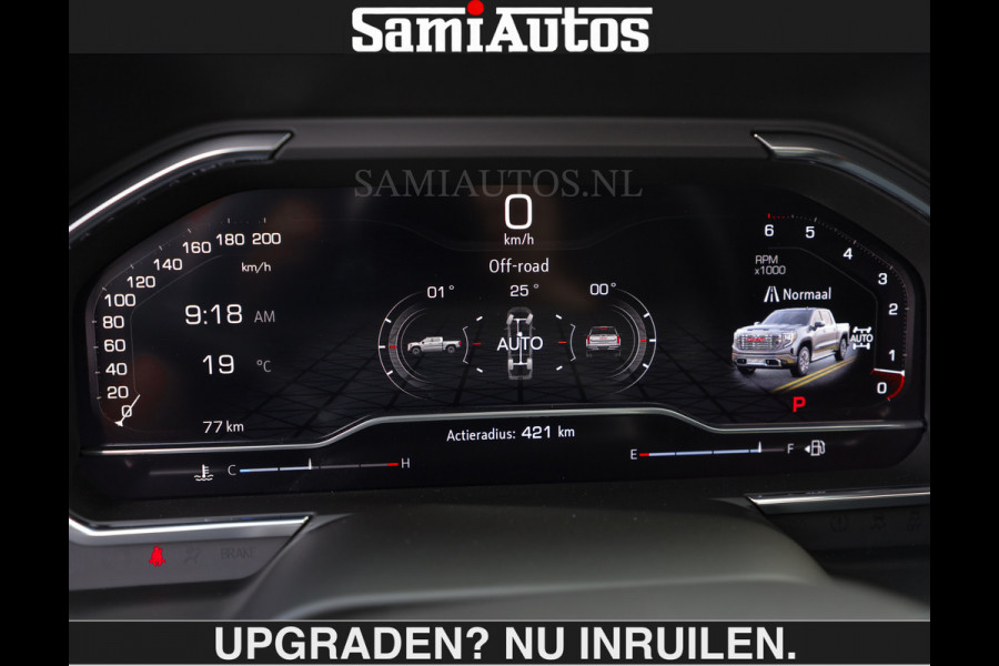 GMC Sierra DENALI | All-In Prijs | 6,2 V8 Full Option €79950,- excl | De Meest Luxe Pick-Up in zijn Klasse | Comfortabele Dubbele Cabine met Royale 5 Zitplaatsen | BPM vrij | Nu Leverbaar uit Voorraad | Voorraad Nr 2058 | De specialist in Amerikaanse pick‑ups in Nederland en Europa.