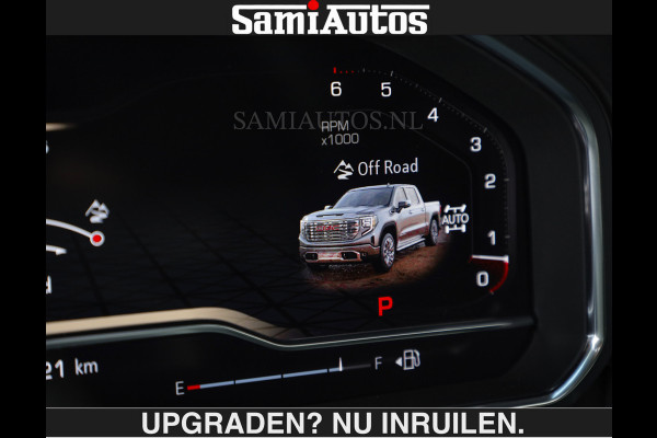 GMC Sierra DENALI | All-In Prijs | 6,2 V8 Full Option €79950,- excl | De Meest Luxe Pick-Up in zijn Klasse | Comfortabele Dubbele Cabine met Royale 5 Zitplaatsen | BPM vrij | Nu Leverbaar uit Voorraad | Voorraad Nr 2058 | De specialist in Amerikaanse pick‑ups in Nederland en Europa.
