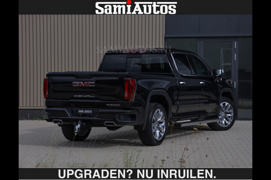GMC Sierra DENALI | All-In Prijs | 6,2 V8 Full Option €79950,- excl | De Meest Luxe Pick-Up in zijn Klasse | Comfortabele Dubbele Cabine met Royale 5 Zitplaatsen | BPM vrij | Nu Leverbaar uit Voorraad | Voorraad Nr 2058 | De specialist in Amerikaanse pick‑ups in Nederland en Europa.