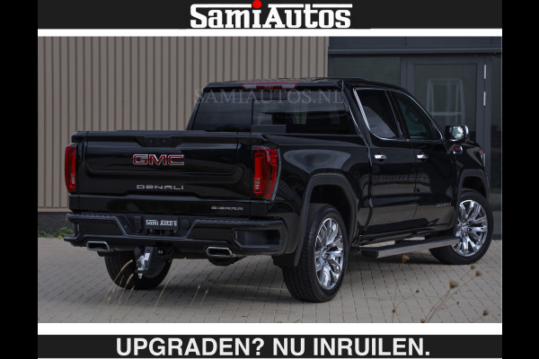 GMC Sierra DENALI | All-In Prijs | 6,2 V8 Full Option €79950,- excl | De Meest Luxe Pick-Up in zijn Klasse | Comfortabele Dubbele Cabine met Royale 5 Zitplaatsen | BPM vrij | Nu Leverbaar uit Voorraad | Voorraad Nr 2058 | De specialist in Amerikaanse pick‑ups in Nederland en Europa.