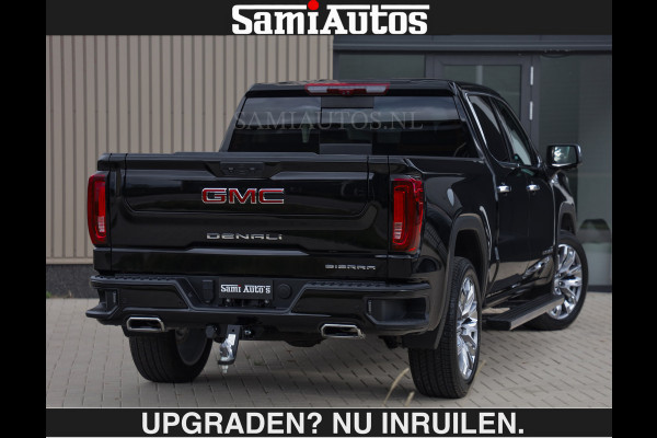GMC Sierra DENALI | All-In Prijs | 6,2 V8 Full Option €79950,- excl | De Meest Luxe Pick-Up in zijn Klasse | Comfortabele Dubbele Cabine met Royale 5 Zitplaatsen | BPM vrij | Nu Leverbaar uit Voorraad | Voorraad Nr 2058 | De specialist in Amerikaanse pick‑ups in Nederland en Europa.