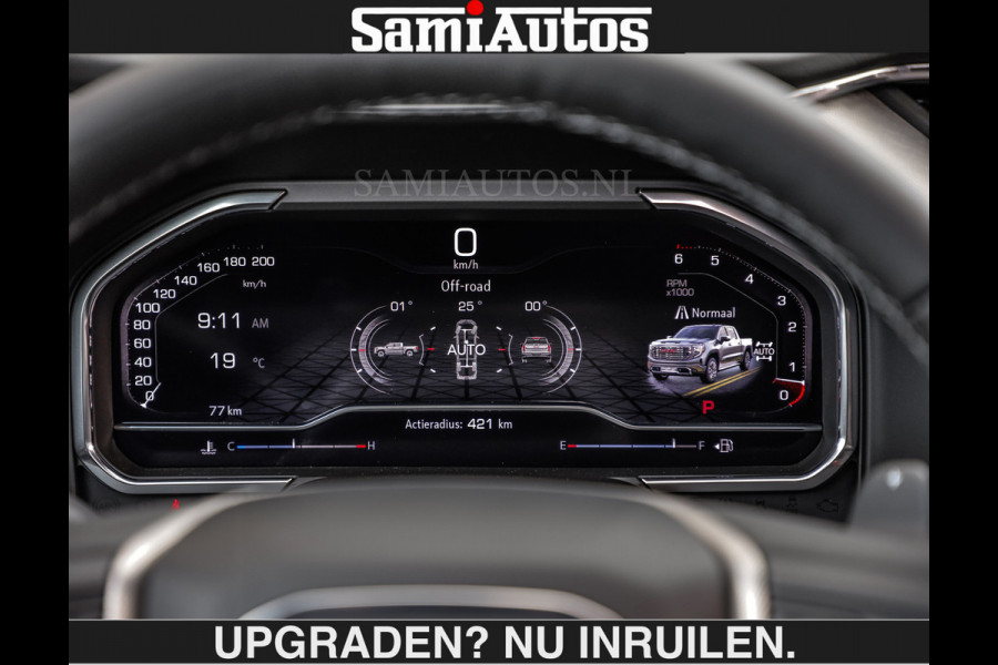 GMC Sierra DENALI | All-In Prijs | 6,2 V8 Full Option €79950,- excl | De Meest Luxe Pick-Up in zijn Klasse | Comfortabele Dubbele Cabine met Royale 5 Zitplaatsen | BPM vrij | Nu Leverbaar uit Voorraad | Voorraad Nr 2058 | De specialist in Amerikaanse pick‑ups in Nederland en Europa.