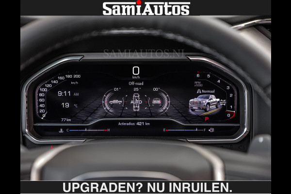 GMC Sierra DENALI | All-In Prijs | 6,2 V8 Full Option €79950,- excl | De Meest Luxe Pick-Up in zijn Klasse | Comfortabele Dubbele Cabine met Royale 5 Zitplaatsen | BPM vrij | Nu Leverbaar uit Voorraad | Voorraad Nr 2058 | De specialist in Amerikaanse pick‑ups in Nederland en Europa.