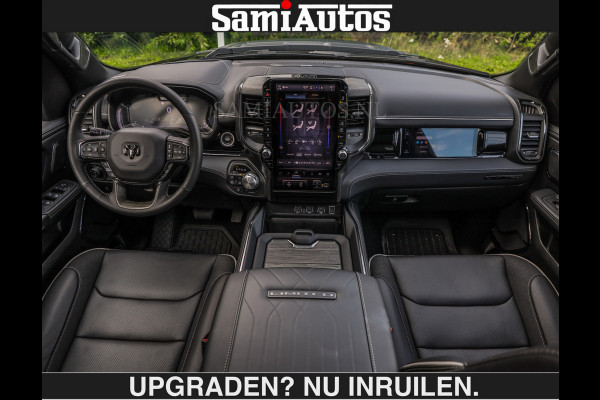 Dodge Ram LIMITED H.O 540PK | Massage + Full Option €84950,- excl | De Meest Luxe en Volle Pick-Up in zijn Klasse | Comfortabele Dubbele Cabine met Royale 5 Zitplaatsen | BPM vrij | Nu Leverbaar uit Voorraad | Voorraad Nr 2326 - 5169 | De specialist in Amerikaanse pick‑ups in Nederland en Europa.