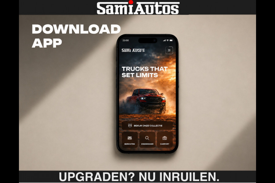 Dodge Ram LIMITED H.O 540PK | Massage + Full Option €84950,- excl | De Meest Luxe en Volle Pick-Up in zijn Klasse | Comfortabele Dubbele Cabine met Royale 5 Zitplaatsen | BPM vrij | Nu Leverbaar uit Voorraad | Voorraad Nr 2326 - 5169 | De specialist in Amerikaanse pick‑ups in Nederland en Europa.