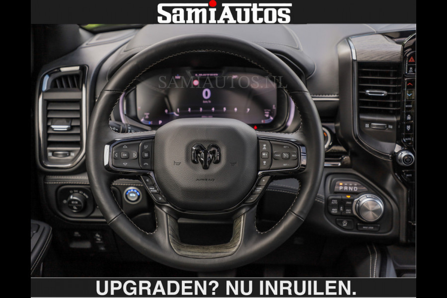 Dodge Ram LIMITED H.O 540PK | Massage + Full Option €84950,- excl | De Meest Luxe en Volle Pick-Up in zijn Klasse | Comfortabele Dubbele Cabine met Royale 5 Zitplaatsen | BPM vrij | Nu Leverbaar uit Voorraad | Voorraad Nr 2326 - 5169 | De specialist in Amerikaanse pick‑ups in Nederland en Europa.
