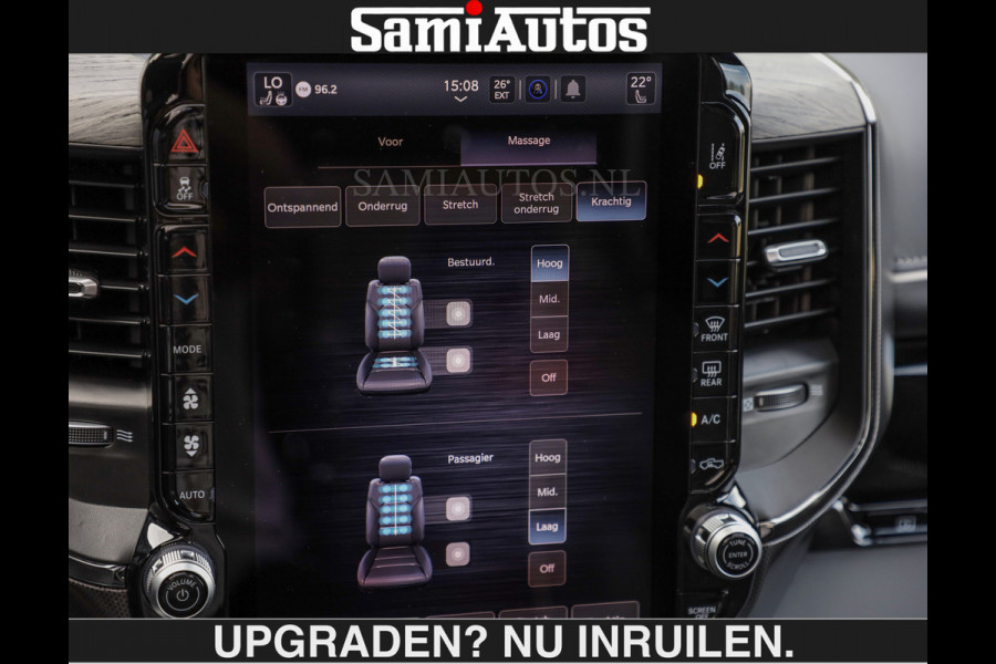 Dodge Ram LIMITED H.O 540PK | Massage + Full Option €84950,- excl | De Meest Luxe en Volle Pick-Up in zijn Klasse | Comfortabele Dubbele Cabine met Royale 5 Zitplaatsen | BPM vrij | Nu Leverbaar uit Voorraad | Voorraad Nr 2326 - 5169 | De specialist in Amerikaanse pick‑ups in Nederland en Europa.