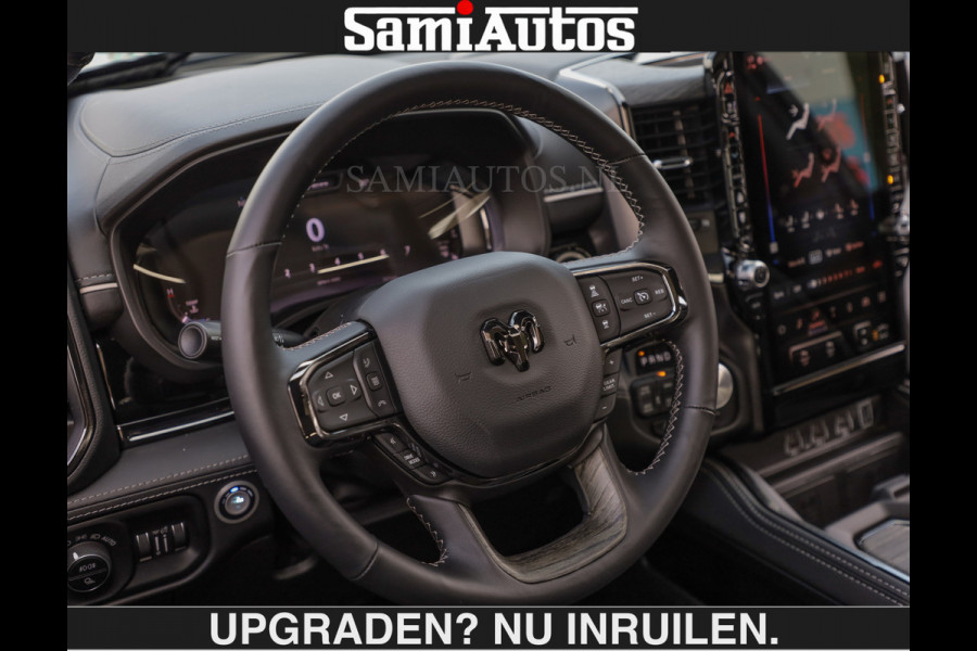 Dodge Ram LIMITED H.O 540PK | Massage + Full Option €84950,- excl | De Meest Luxe en Volle Pick-Up in zijn Klasse | Comfortabele Dubbele Cabine met Royale 5 Zitplaatsen | BPM vrij | Nu Leverbaar uit Voorraad | Voorraad Nr 2326 - 5169 | De specialist in Amerikaanse pick‑ups in Nederland en Europa.