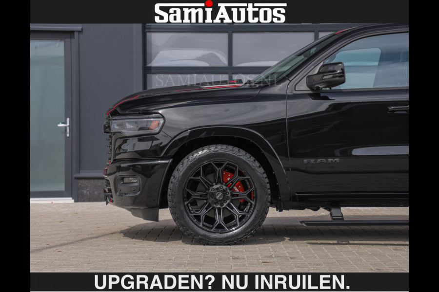 Dodge Ram LIMITED H.O 540PK | Massage + Full Option €84950,- excl | De Meest Luxe en Volle Pick-Up in zijn Klasse | Comfortabele Dubbele Cabine met Royale 5 Zitplaatsen | BPM vrij | Nu Leverbaar uit Voorraad | Voorraad Nr 2326 - 5169 | De specialist in Amerikaanse pick‑ups in Nederland en Europa.