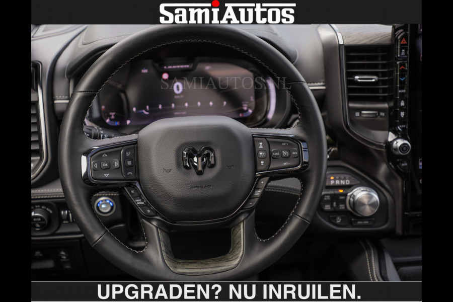Dodge Ram LIMITED H.O 540PK | Massage + Full Option €84950,- excl | De Meest Luxe en Volle Pick-Up in zijn Klasse | Comfortabele Dubbele Cabine met Royale 5 Zitplaatsen | BPM vrij | Nu Leverbaar uit Voorraad | Voorraad Nr 2326 - 5169 | De specialist in Amerikaanse pick‑ups in Nederland en Europa.