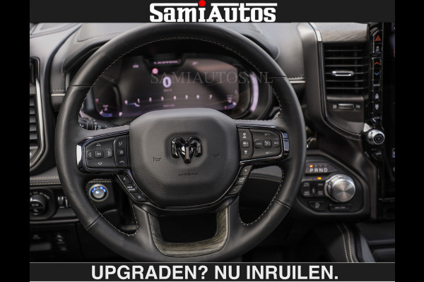 Dodge Ram LIMITED H.O 540PK | Massage + Full Option €84950,- excl | De Meest Luxe en Volle Pick-Up in zijn Klasse | Comfortabele Dubbele Cabine met Royale 5 Zitplaatsen | BPM vrij | Nu Leverbaar uit Voorraad | Voorraad Nr 2326 - 5169 | De specialist in Amerikaanse pick‑ups in Nederland en Europa.