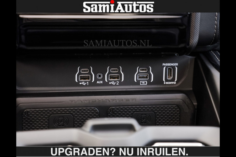 Dodge Ram LIMITED H.O 540PK | Massage + Full Option €84950,- excl | De Meest Luxe en Volle Pick-Up in zijn Klasse | Comfortabele Dubbele Cabine met Royale 5 Zitplaatsen | BPM vrij | Nu Leverbaar uit Voorraad | Voorraad Nr 2326 - 5169 | De specialist in Amerikaanse pick‑ups in Nederland en Europa.