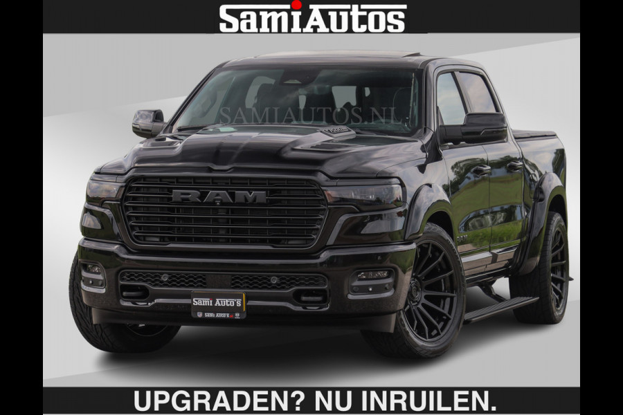 Dodge Ram BOM VOL | Night Premium | €79950,- excl | Full Option | De Meest Luxe Pick-Up in zijn Klasse | Comfortabele Dubbele Cabine met Royale 5 Zitplaatsen | BPM vrij | Nu Leverbaar uit Voorraad | Voorraad Nr 2287 - 3384 | De specialist in Amerikaanse pick‑ups in Nederland en Europa.