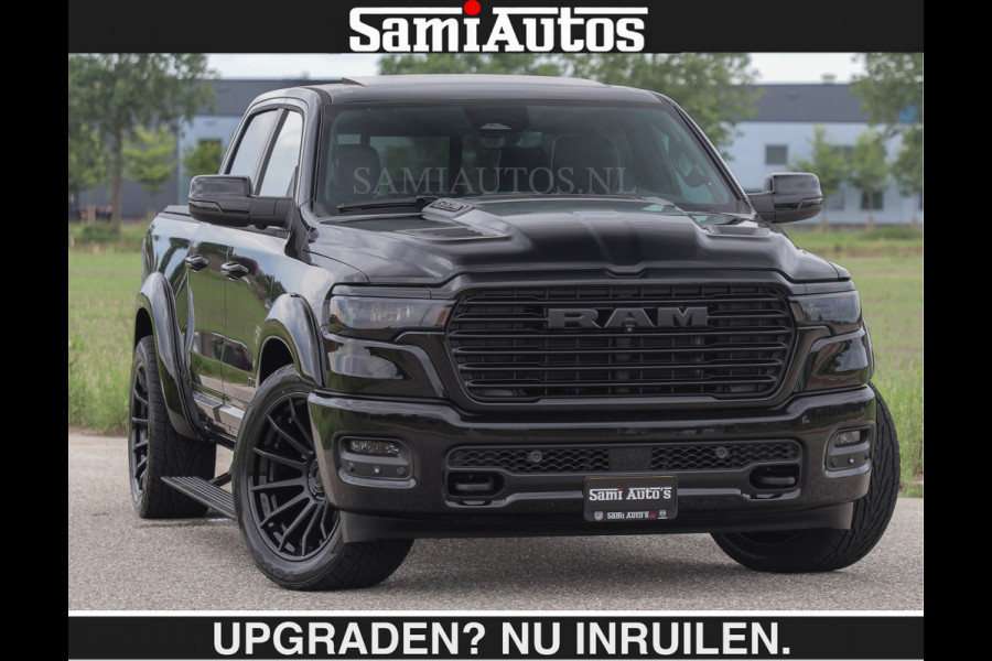 Dodge Ram BOM VOL | Night Premium | €79950,- excl | Full Option | De Meest Luxe Pick-Up in zijn Klasse | Comfortabele Dubbele Cabine met Royale 5 Zitplaatsen | BPM vrij | Nu Leverbaar uit Voorraad | Voorraad Nr 2287 - 3384 | De specialist in Amerikaanse pick‑ups in Nederland en Europa.