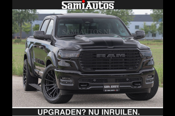 Dodge Ram BOM VOL | Night Premium | €79950,- excl | Full Option | De Meest Luxe Pick-Up in zijn Klasse | Comfortabele Dubbele Cabine met Royale 5 Zitplaatsen | BPM vrij | Nu Leverbaar uit Voorraad | Voorraad Nr 2287 - 3384 | De specialist in Amerikaanse pick‑ups in Nederland en Europa.