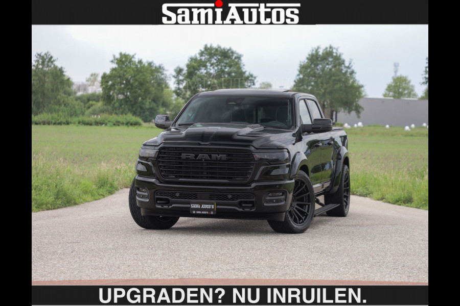 Dodge Ram BOM VOL | Night Premium | €79950,- excl | Full Option | De Meest Luxe Pick-Up in zijn Klasse | Comfortabele Dubbele Cabine met Royale 5 Zitplaatsen | BPM vrij | Nu Leverbaar uit Voorraad | Voorraad Nr 2287 - 3384 | De specialist in Amerikaanse pick‑ups in Nederland en Europa.