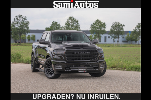 Dodge Ram BOM VOL | Night Premium | €79950,- excl | Full Option | De Meest Luxe Pick-Up in zijn Klasse | Comfortabele Dubbele Cabine met Royale 5 Zitplaatsen | BPM vrij | Nu Leverbaar uit Voorraad | Voorraad Nr 2287 - 3384 | De specialist in Amerikaanse pick‑ups in Nederland en Europa.