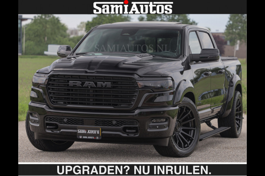 Dodge Ram BOM VOL | Night Premium | €79950,- excl | Full Option | De Meest Luxe Pick-Up in zijn Klasse | Comfortabele Dubbele Cabine met Royale 5 Zitplaatsen | BPM vrij | Nu Leverbaar uit Voorraad | Voorraad Nr 2287 - 3384 | De specialist in Amerikaanse pick‑ups in Nederland en Europa.
