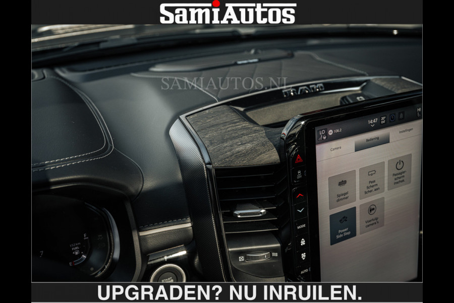 Dodge Ram HULK PACKAGE | Limited Night H.O 540HP €84950,- excl | Massage + Full Option | De Meest Luxe en Volle Pick-Up in zijn Klasse | H Comfortabele Dubbele Cabine met Royale 5 Zitplaatsen | BPM vrij | Nu Leverbaar uit Voorraad | Voorraad Nr 2353 - 5412 | De specialist in Amerikaanse pick‑ups in Nederland en Europa.