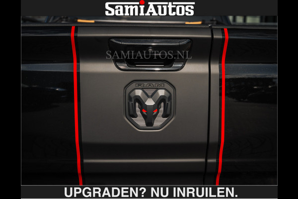 Dodge Ram HULK PACKAGE | Limited Night H.O 540HP €84950,- excl | Massage + Full Option | De Meest Luxe en Volle Pick-Up in zijn Klasse | H Comfortabele Dubbele Cabine met Royale 5 Zitplaatsen | BPM vrij | Nu Leverbaar uit Voorraad | Voorraad Nr 2353 - 5412 | De specialist in Amerikaanse pick‑ups in Nederland en Europa.
