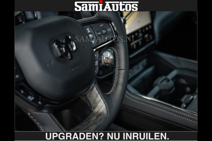 Dodge Ram HULK PACKAGE | Limited Night H.O 540HP €84950,- excl | Massage + Full Option | De Meest Luxe en Volle Pick-Up in zijn Klasse | H Comfortabele Dubbele Cabine met Royale 5 Zitplaatsen | BPM vrij | Nu Leverbaar uit Voorraad | Voorraad Nr 2353 - 5412 | De specialist in Amerikaanse pick‑ups in Nederland en Europa.