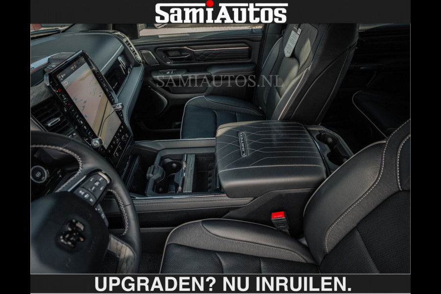 Dodge Ram HULK PACKAGE | Limited Night H.O 540HP €84950,- excl | Massage + Full Option | De Meest Luxe en Volle Pick-Up in zijn Klasse | H Comfortabele Dubbele Cabine met Royale 5 Zitplaatsen | BPM vrij | Nu Leverbaar uit Voorraad | Voorraad Nr 2353 - 5412 | De specialist in Amerikaanse pick‑ups in Nederland en Europa.