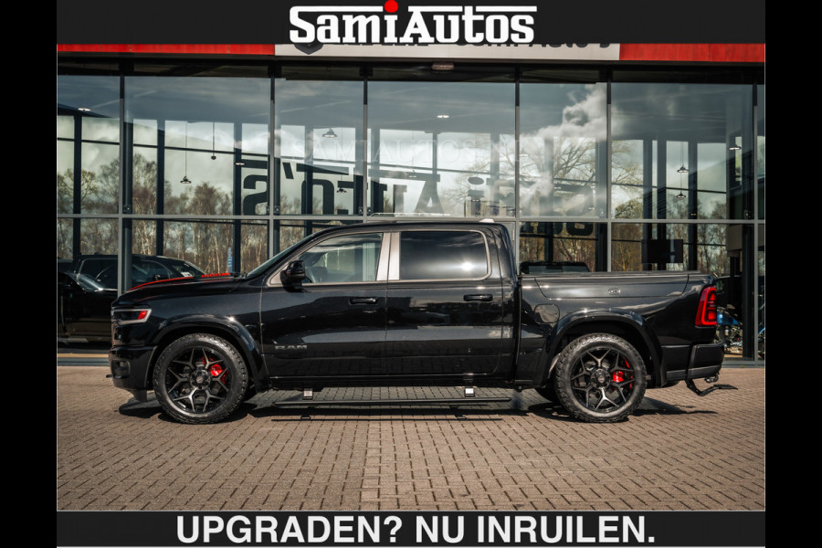 Dodge Ram HULK PACKAGE | Limited Night H.O 540HP €84950,- excl | Massage + Full Option | De Meest Luxe en Volle Pick-Up in zijn Klasse | H Comfortabele Dubbele Cabine met Royale 5 Zitplaatsen | BPM vrij | Nu Leverbaar uit Voorraad | Voorraad Nr 2353 - 5412 | De specialist in Amerikaanse pick‑ups in Nederland en Europa.