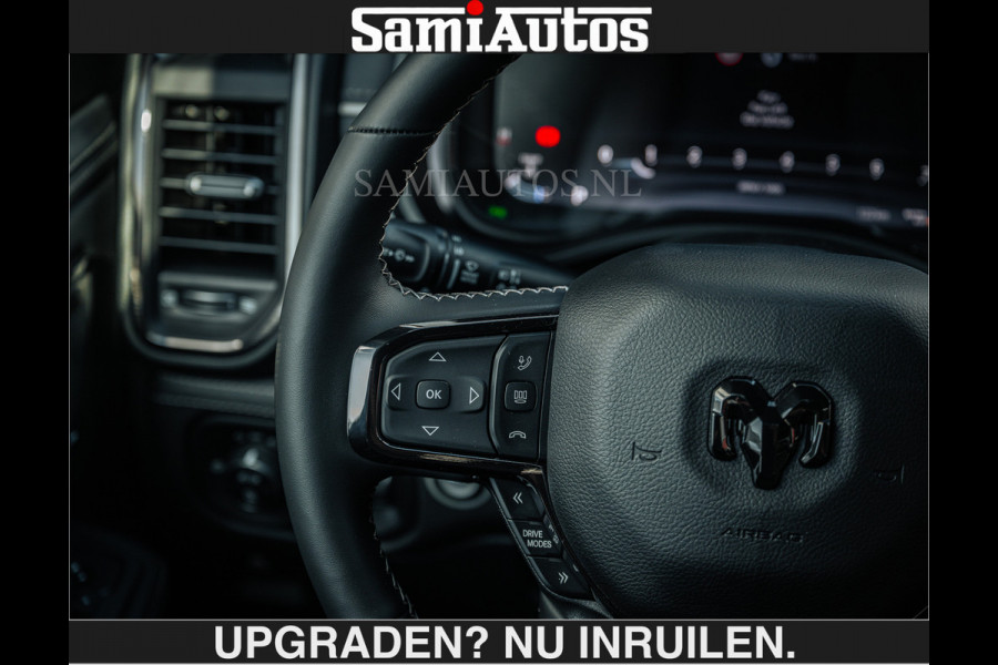 Dodge Ram HULK PACKAGE | Limited Night H.O 540HP €84950,- excl | Massage + Full Option | De Meest Luxe en Volle Pick-Up in zijn Klasse | H Comfortabele Dubbele Cabine met Royale 5 Zitplaatsen | BPM vrij | Nu Leverbaar uit Voorraad | Voorraad Nr 2353 - 5412 | De specialist in Amerikaanse pick‑ups in Nederland en Europa.