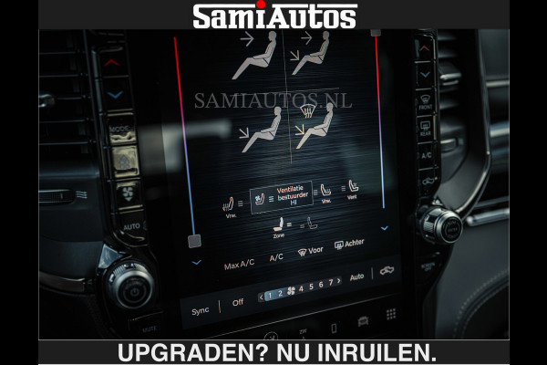 Dodge Ram HULK PACKAGE | Limited Night H.O 540HP €84950,- excl | Massage + Full Option | De Meest Luxe en Volle Pick-Up in zijn Klasse | H Comfortabele Dubbele Cabine met Royale 5 Zitplaatsen | BPM vrij | Nu Leverbaar uit Voorraad | Voorraad Nr 2353 - 5412 | De specialist in Amerikaanse pick‑ups in Nederland en Europa.