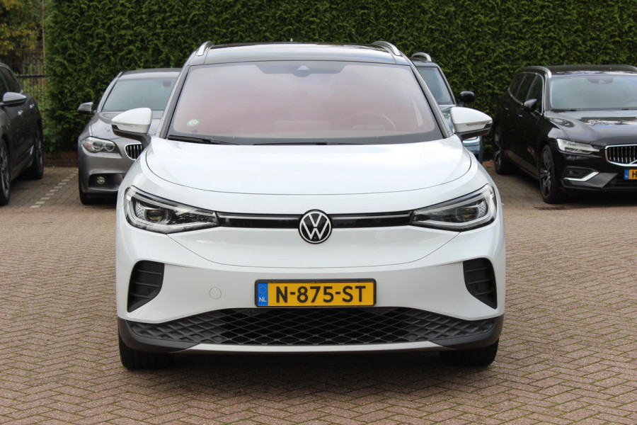 Volkswagen ID.4 Tech 77 kWh / SOH 94,7% / Full option! / Panoramadak / Camera / Head-up / Keyless / 21'' / ACC / Dodehoek / Elektr. stoelen / Massage / Navigatie / Stuurverwarming