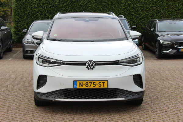 Volkswagen ID.4 Tech 77 kWh / SOH 94,7% / Full option! / Panoramadak / Camera / Head-up / Keyless / 21'' / ACC / Dodehoek / Elektr. stoelen / Massage / Navigatie / Stuurverwarming