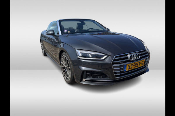 Audi A5 Cabriolet 2.0 TFSI MHEV quattro Design Pro Line Plus / 72.243 km / 360Camera / Head-up / Keyless / Windscherm / Virtual Cockpit / 19'' / Leer&Alcantara / Nekverwarming / Stoelverwarming / Dodehoek / Cruise Control