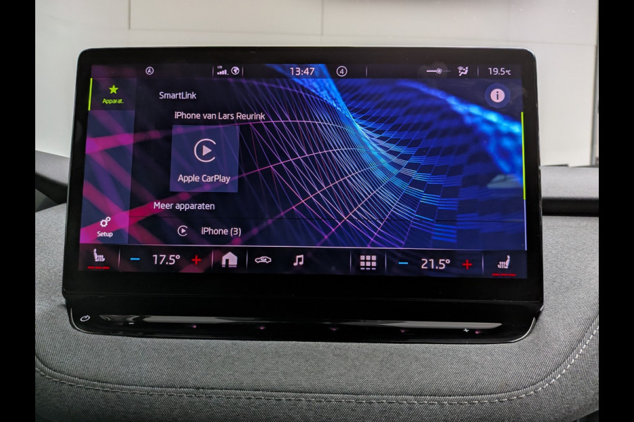 Škoda ENYAQ iV 60 / SoH 90,69% / Trekhaak / Camera / CarPlay / 19'' / Stoelverwarming / DAB / Cruise Control