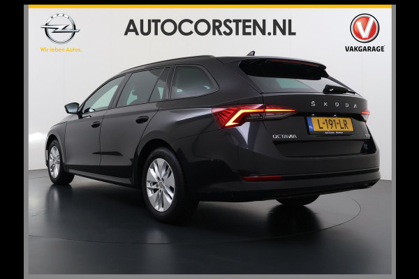 Škoda Octavia Combi 1.0 e-TSI 111PK Automaat Navi Apple Carplay Android Auto Bluetooth Elek.Achterklep Cruise Control Business Edition Pdc Led DAB P-Assist Lmv 16" Isofix Licht-/Regensensor WiFi Origineel Nederlandse Auto