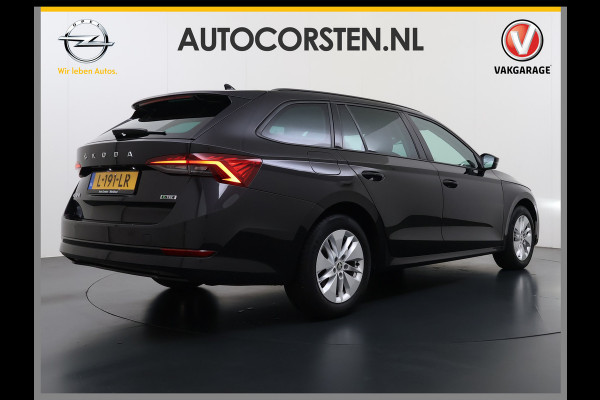 Škoda Octavia Combi 1.0 e-TSI 111PK Automaat Navi Apple Carplay Android Auto Bluetooth Elek.Achterklep Cruise Control Business Edition Pdc Led DAB P-Assist Lmv 16" Isofix Licht-/Regensensor WiFi Origineel Nederlandse Auto